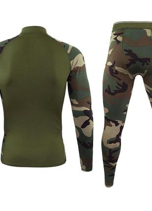 Мужское термобелье lesko a173 green cp l повседневное для рыбалки 13шт