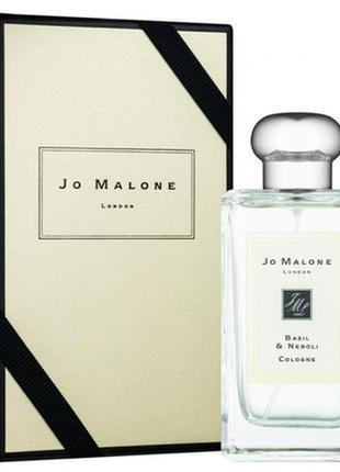 Туалетная вода jo malone basil & neroli 100мл