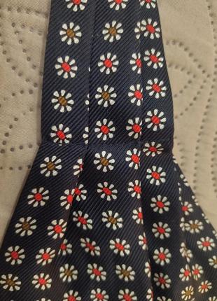 Шелковый галстук швейцарского люксового бренда bally3 фото