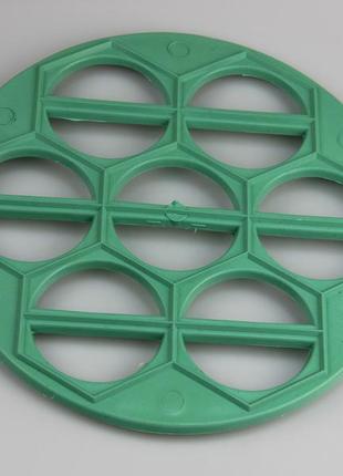 Форма для виготовлення вареників пластикова діаметр 25 см3 фото