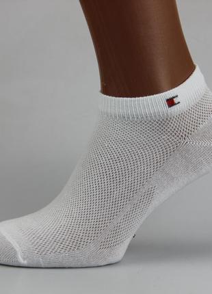 Шкарпетки чоловічі короткі літні житомир сітка 29-31 розмір (44-46 взуття) білий3 фото
