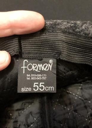 Кепка formen шерсть