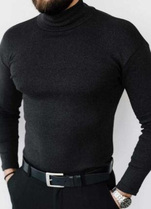 Теплый гольф зимний на флисе 3