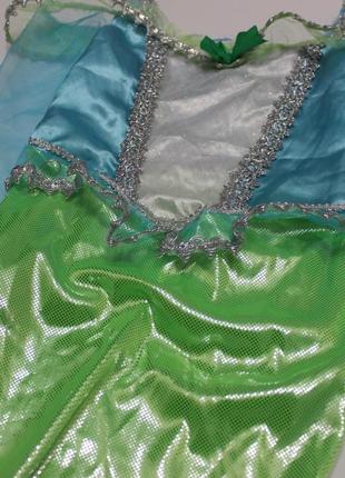 Карнавальне плаття, сукня русалочка аріель smiffys 4-6 років5 фото