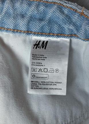 Джинсовая юбка h&m мини5 фото