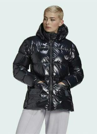 Женский пуховик куртка adidas glossy adidas a-shape puffer