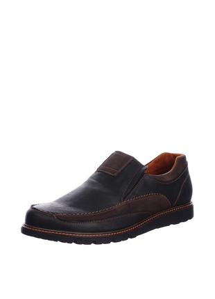 Туфли мужские  коричневые натуральная кожа украина  berg - размер 46 (31,7 см)  (модель: berg449kbrown)9 фото
