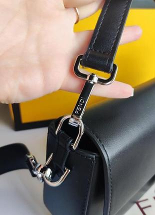 Сумка багет у стилі fendi roma шкіра7 фото