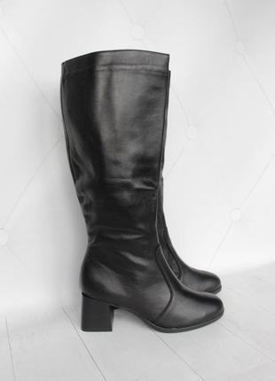 Зимние кожаные сапоги, ботинки 40размера