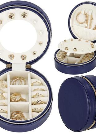 Скринька для прикрас (футляр для біжутерії) springos 11 x 5 см ha1087