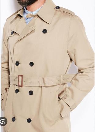 Брендовый тренч пальто burton menswear london этикетка
