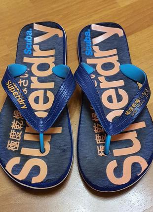 Вьетнамки superdry 42-43р.27,5см2 фото