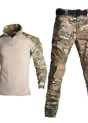 Військовий костюм. убакс, мультикам xl + наколінники + налокотніки