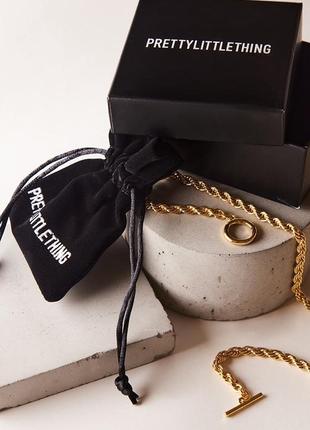 Позолочений ланцюжок від prettylittlething