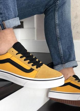 Р.42, 43, 44 кроссовки vans желтые1 фото