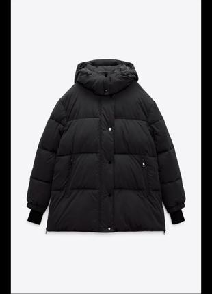 Куртка пуфер пуховик zara