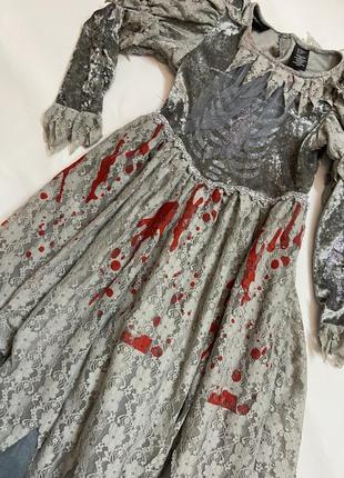 Зомбі, вампірка сукня на хелловін3 фото