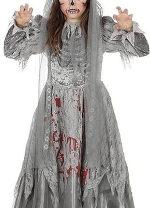 Зомбі, вампірка сукня на хелловін1 фото