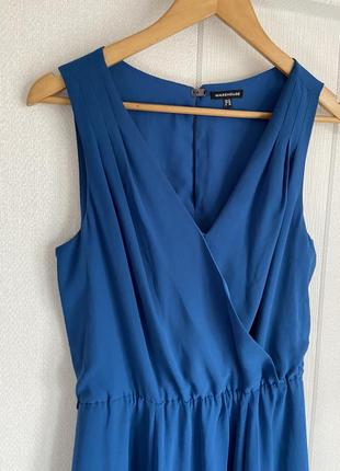 Роскошное синее платье6 фото