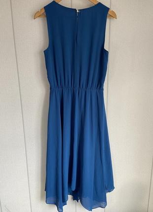 Роскошное синее платье2 фото