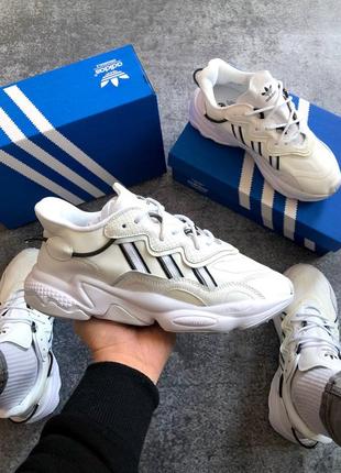 Adidas ozweego white / кросівки адідас