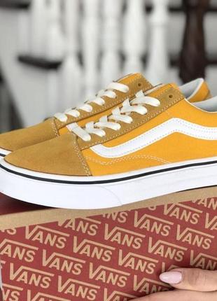 Р.36-39  кроссовки  vans (желтые)4 фото