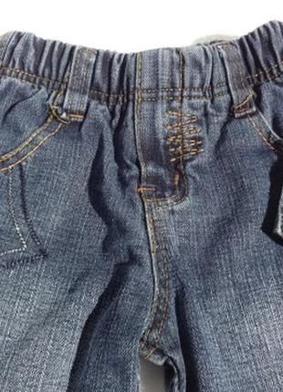 Тёплые джинсы на флисовой подкладке. 86-92 размер.2 фото
