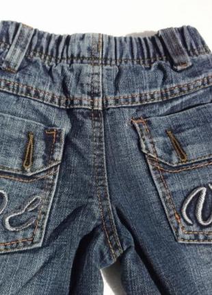 Тёплые джинсы на флисовой подкладке. 86-92 размер.8 фото