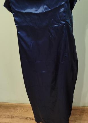 Сукня плаття платье сарафан білизняний нічнушка шовковий атласний7 фото