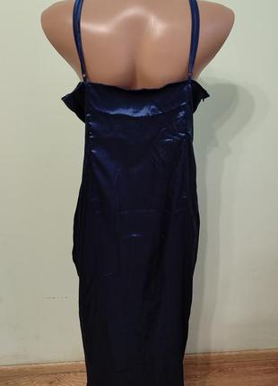 Сукня плаття платье сарафан білизняний нічнушка шовковий атласний6 фото