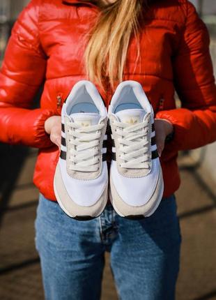 Adidas iniki runner boost "grey/white"🔺женские  кроссовки3 фото