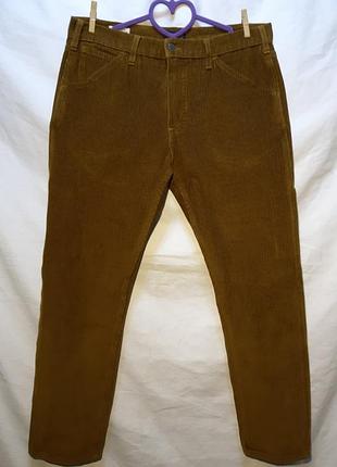 99% коттон мужские брендовые вельветовые брюки, штаны levis w32l30