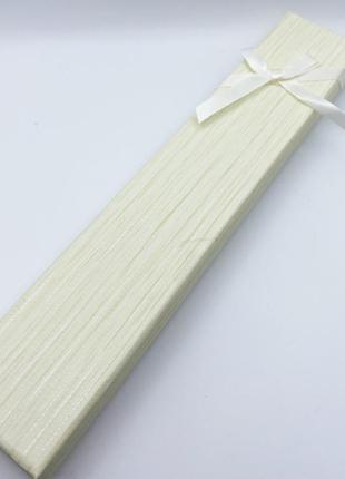 Коробочка для украшений под браслет или цепочку лимонная