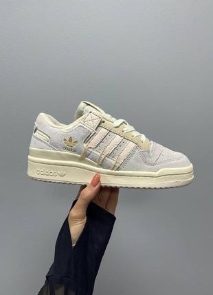 Мужские кроссовки адидас adidas low forum premium ‘beige’2 фото