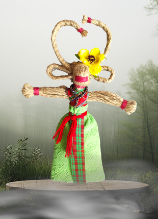 Етно-сувенір коза, лялька-мотанка, оберіг