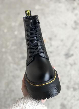 Зимние сапоги dr martens 1460 bex black fur3 фото