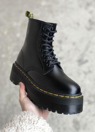 Зимние сапоги dr martens 1460 bex black fur4 фото