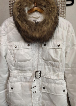 Стильная куртка, натуральный мех, бренд campagnolo cmp2 фото