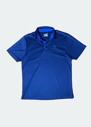 Under armour heatgear polo loose fit tee футболка на треню