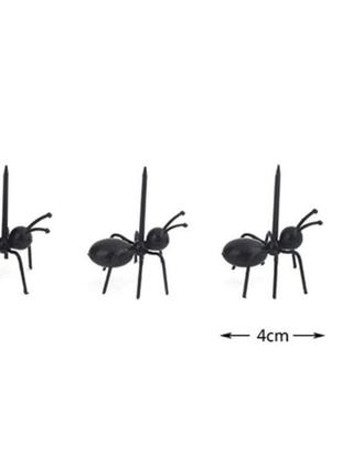 Палички для канапе мурашки набір із 12шт.5 фото