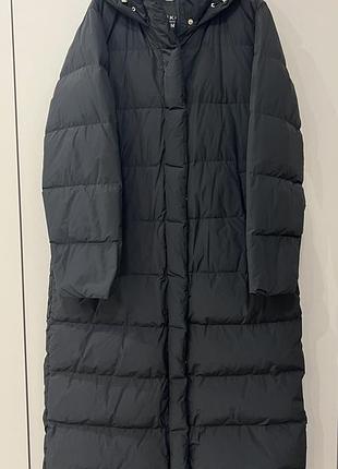 Очень теплый длинный пуховик max mara⭐️⭐️⭐️⭐️⭐️