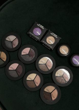 Палетки тіней для вік mac, smashbox.