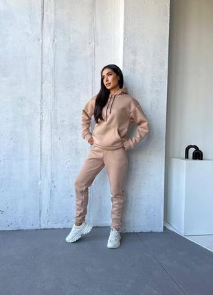 Жіночий теплий зимовий спортивний костюм на флісі❄️