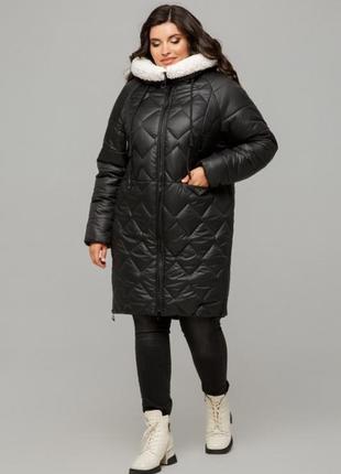 Зимова жіноча куртка "тоскана" батал7 фото