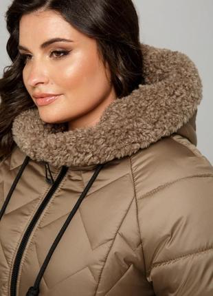 Зимова жіноча куртка "тоскана" батал2 фото