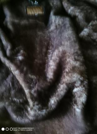 Мужская зимняя кожаная куртка,дубленка на  натуральном меху brando p.50-525 фото