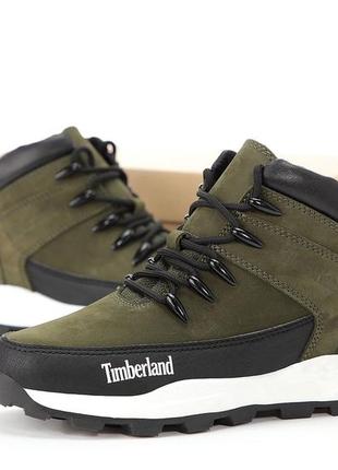 Мужские кроссовки с мехом timberland boots tiempo (хутро)