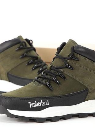 Мужские кроссовки с мехом timberland boots winter (хутро)