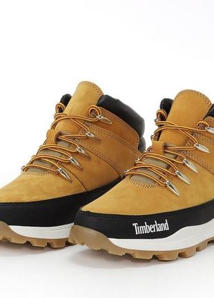 Мужские кроссовки с мехом timberland boots winter (хутро)1 фото