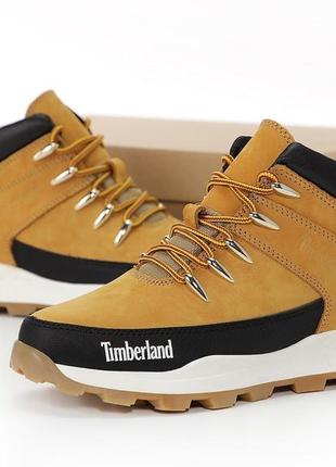 Мужские кроссовки с мехом timberland boots winter (хутро)8 фото